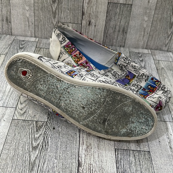 Bobs Skechers memory foam women’s Garfield comic strip shoes size 10 - Picture 8 of 8